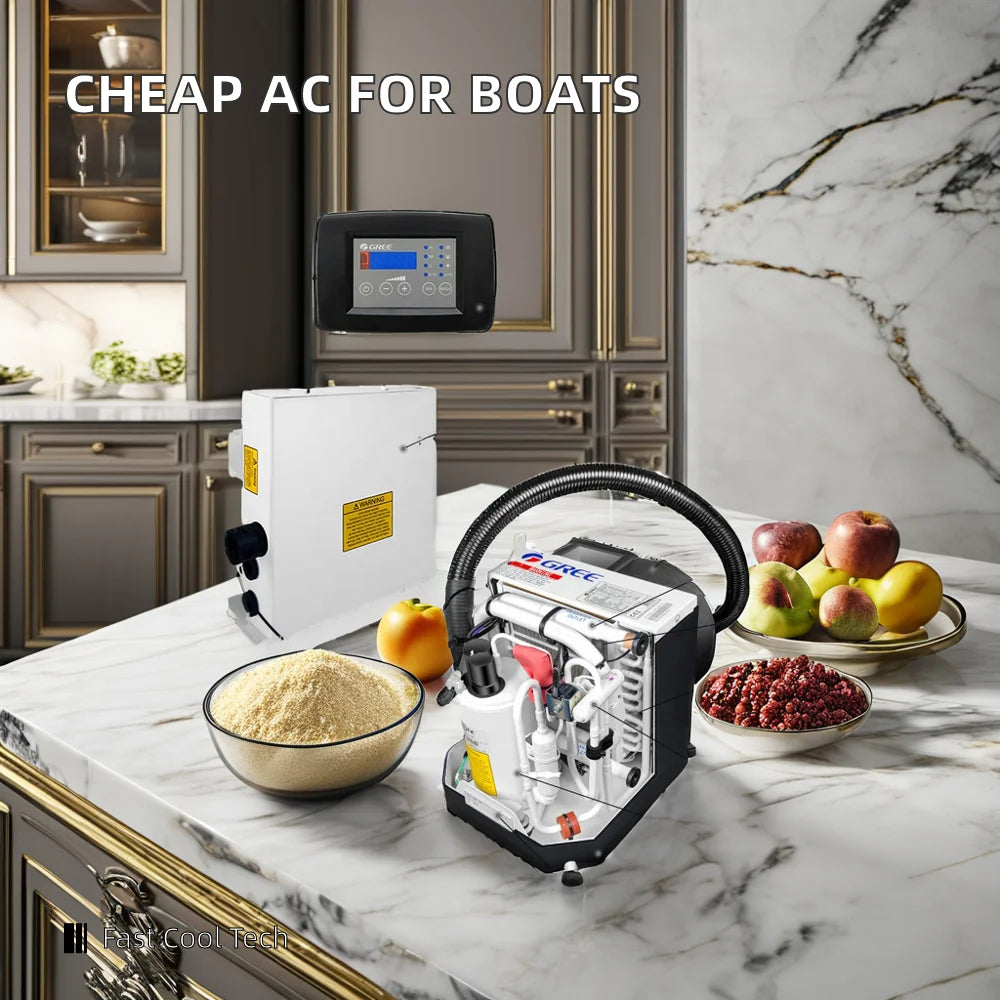 9000BTU Self-Contained AC Marine Air Conditioner Heating Cooling System For Boats