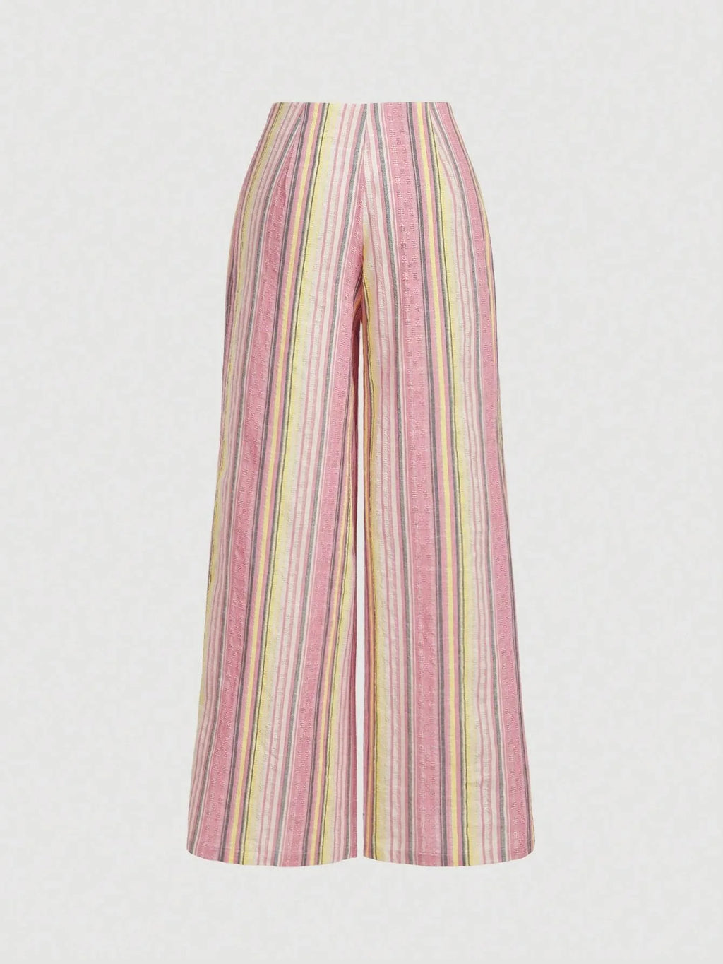 Women Loose Striped Printed Casual Pants 2026 Summer Autumn Elegant Drawstring High Waist Bohe Vacation Versatile Long Trousers