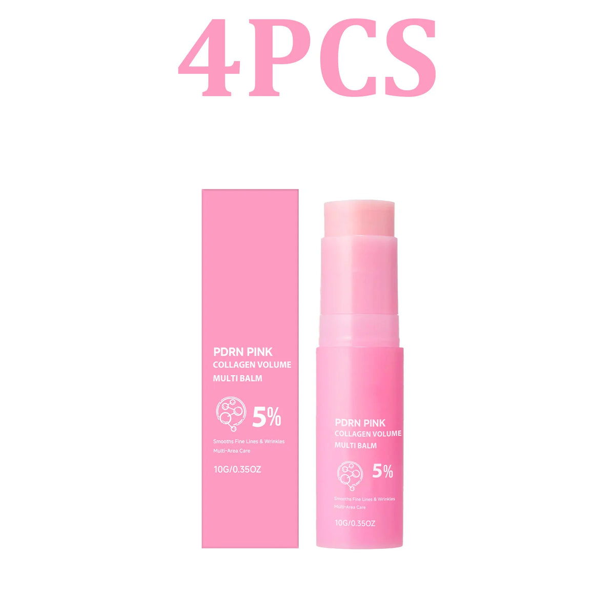 PDRN Pink Collagen Volume Multi Balm Stick Soothing Moisturizer Repair Face Cream Anti Aging Firming Skin For Eye Neck Forehead