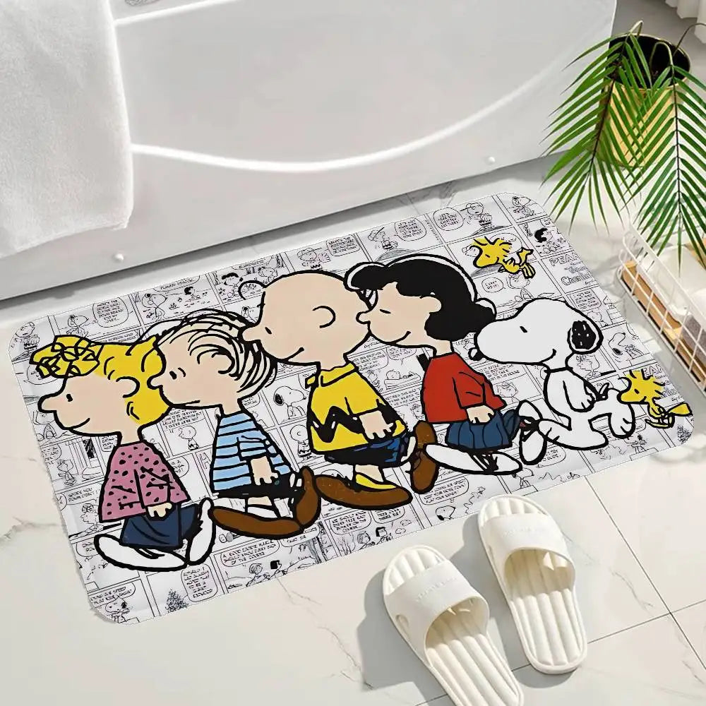 Cute Dog S-Snoopy Kitchen Mat Cheaper Anti-slip Modern Living Room Balcony Printed Modern Home Decor
