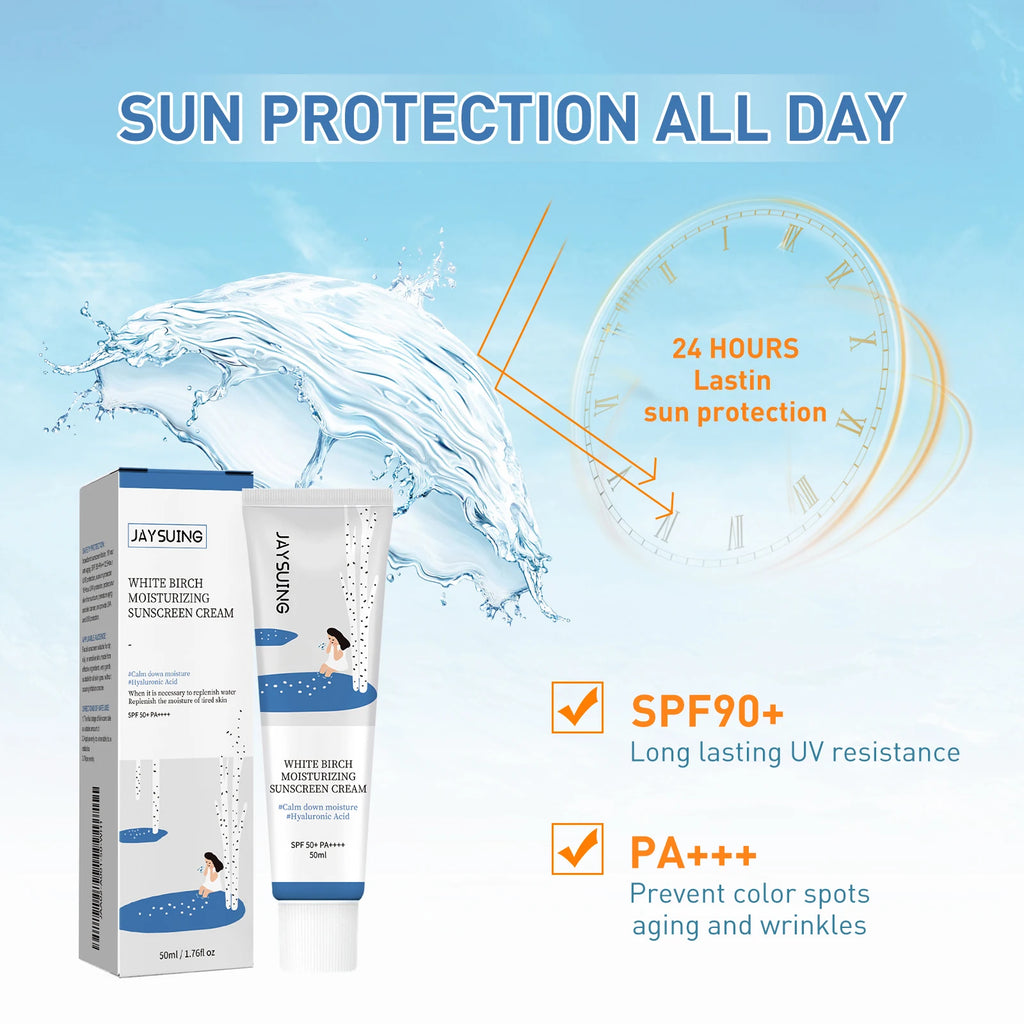 SPF50+ Facial&Body Sunscreen Oil Contr ol Brightening UV Protection Face Cream Lightweight Moisturizing Non Greasy Face Lotion