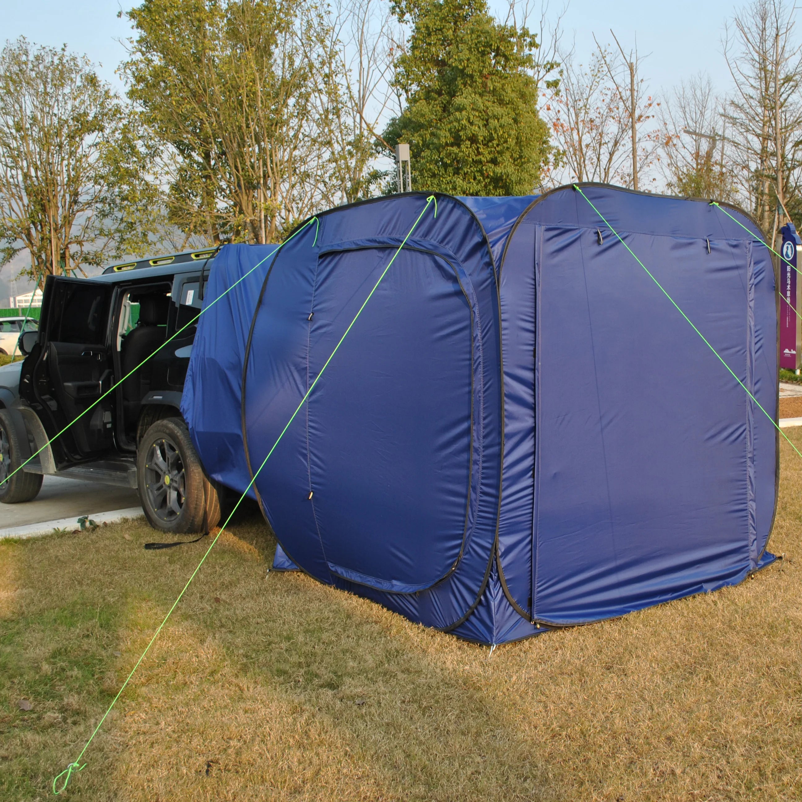 Car Tent Waterproof Tent, Car Tailgate Tent,Pop Up Car Rear Tent, SUV Tent Camping Car Tents for Campers Multipurpose Truck Tent