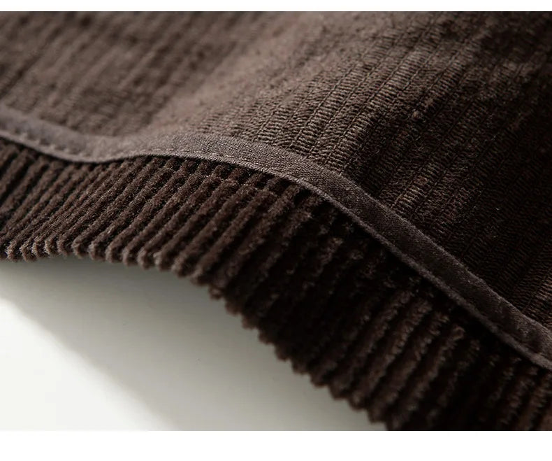 Autumn Casual Blazers for Men Daily Commute Suit Male Pure Cotton Corduroy Gray Single Breasted Suit Jackets Man Simle Coats