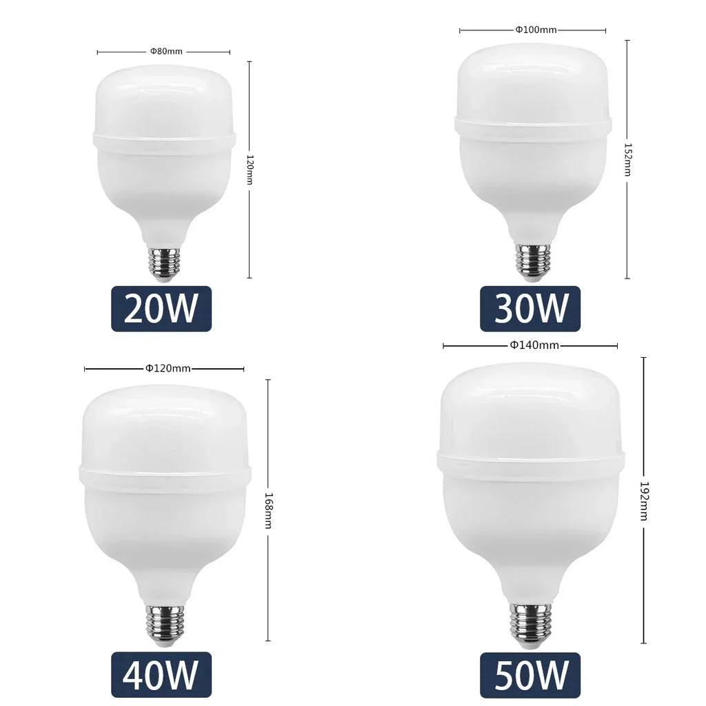 1-5pcs 50W 10W 5000lm Super Bright LED Bulb AC 110V 220V E27 LED Lamp Lampada LED Light Illa Lighting Lamp for Home Livingroom