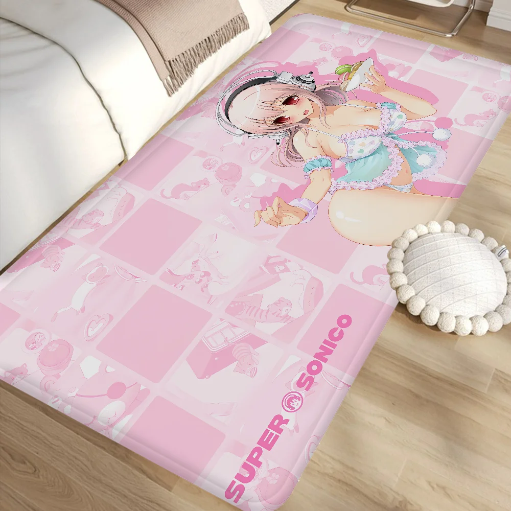 Super Sonico Manga Kitchen Mat Cheaper Anti-slip Modern Living Room Balcony Printed Modern Home Decor