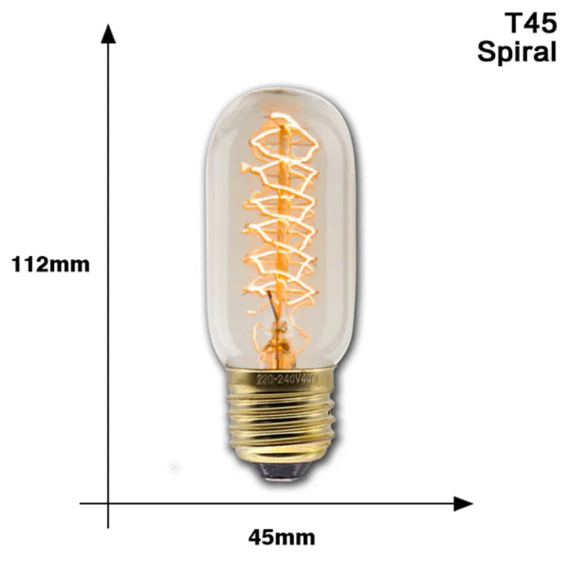 Edison Incandescent Lights Bulbs Retro Edison Lamps Bulb E27 220V/110V 40W Halloween Bedroom Decoration Edison Christmas Bulbs