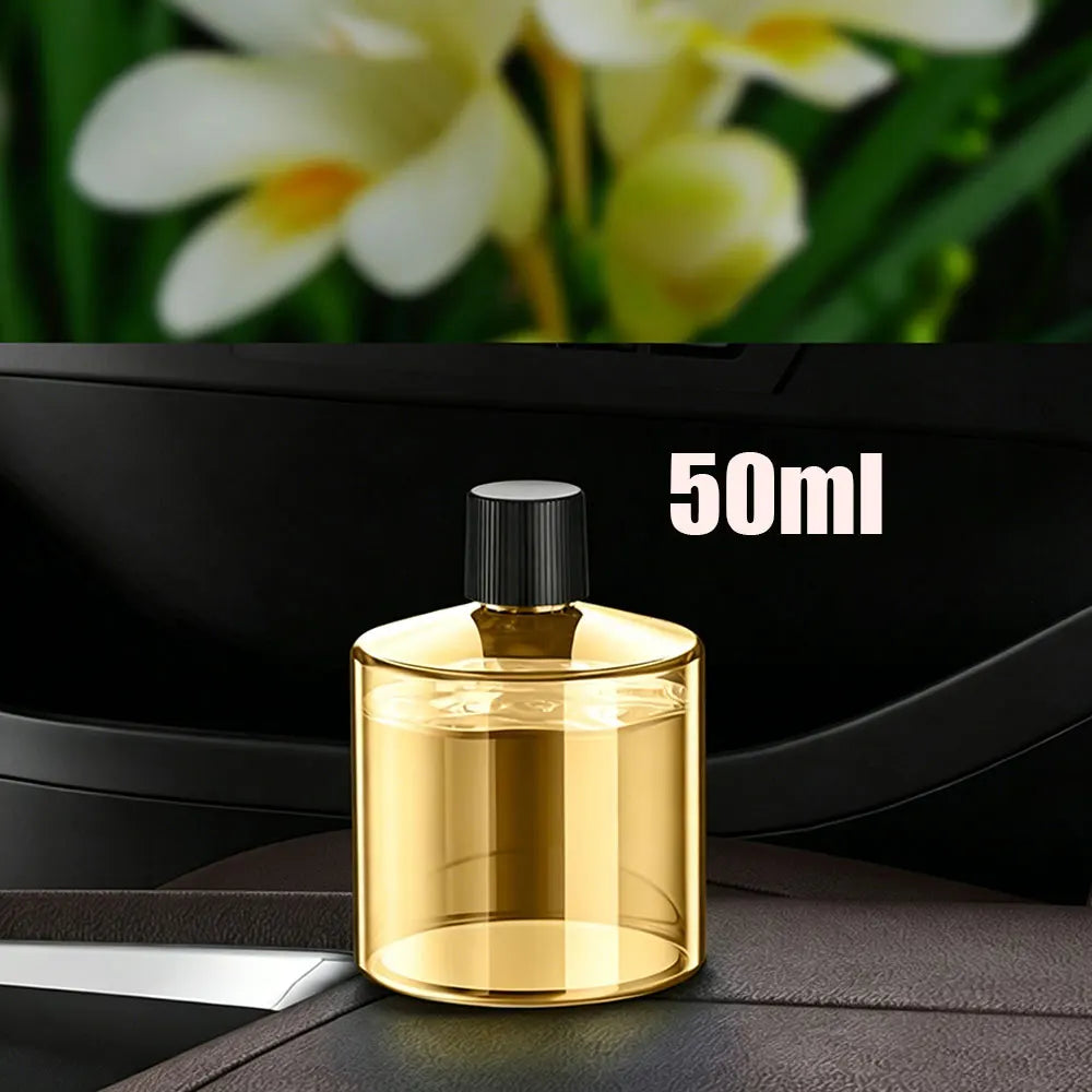 1x 50ml Car Air Fragrance Oil Car Perfume Refill Liquid Ambient Freshener Car Long Lasting Air Freshener Aromatherapy Oil