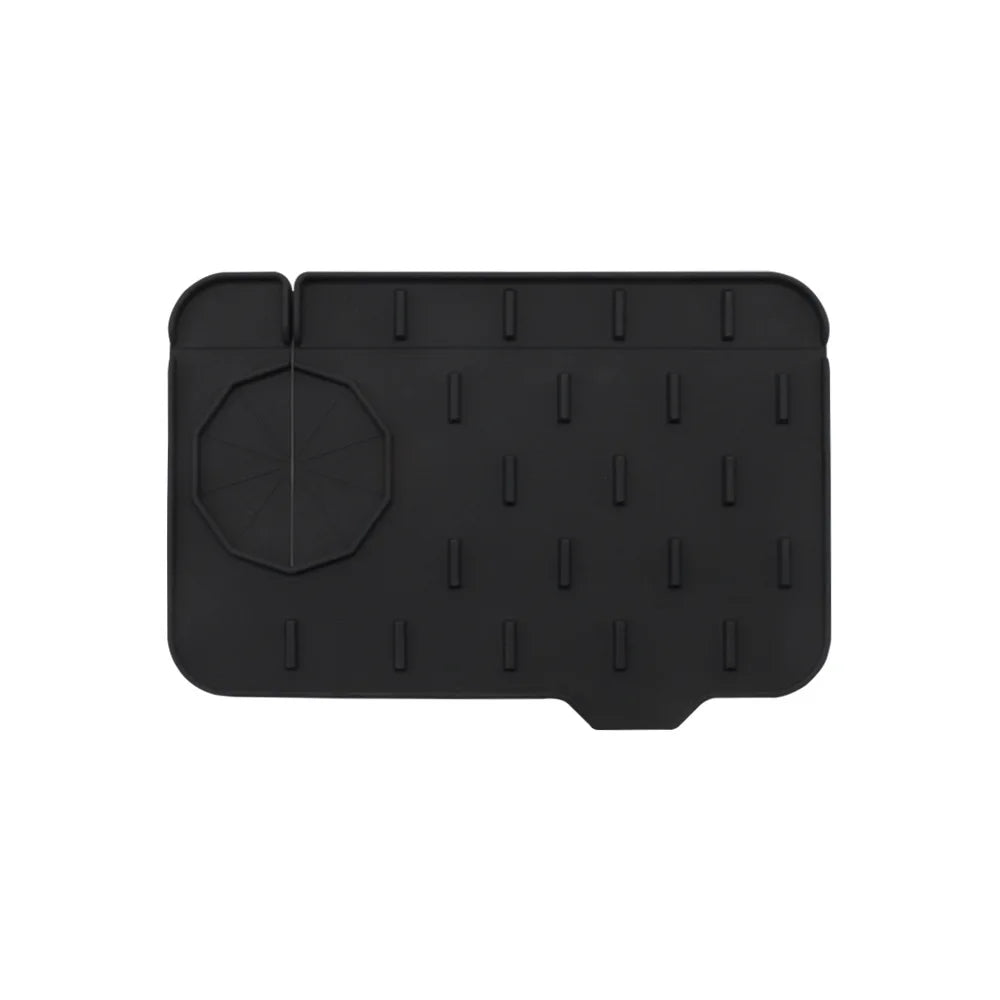 Kitchen Gadgets Silicone Faucet Absorbent Pad Shelf Sink Splash Catcher Countertop Protective Mat Bathroom Drain Mat Acceesories
