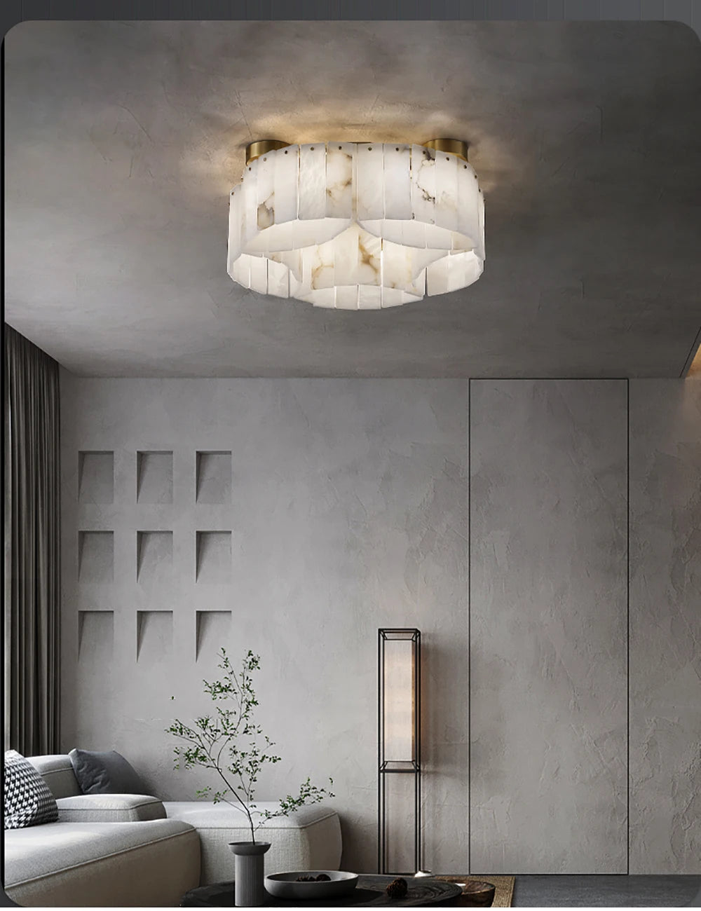 Modern Light Luxury Natural Marble Ceiling Pendant Lamps Home Decor Appliance Hanging Lamps Brushed Matte Gold Lighting