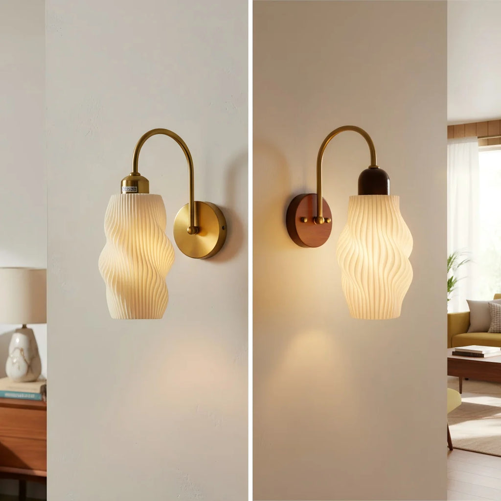 LED Wall Lamp Livingroom Bedroom Modern Simple Crative Light Fixture Home Lighting PVC lampshade Modern Sconce  Wall Lamp