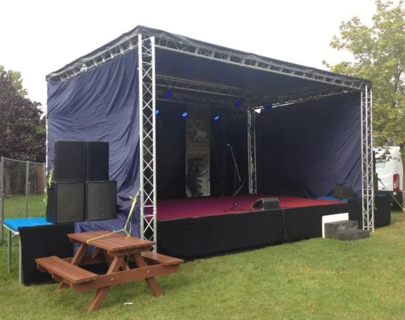 【Direct Factory Sale】Quick Install Small Lighting Booth With Stage For Sale