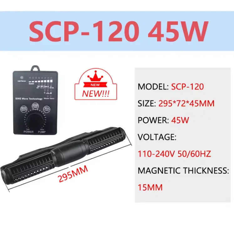 Jebao Jecod Marine Aquarium Wave Maker For Wireless Master Slave Pump Control WIFI DCW MCP 70 90 120 150 Cross Flow Wave Pump