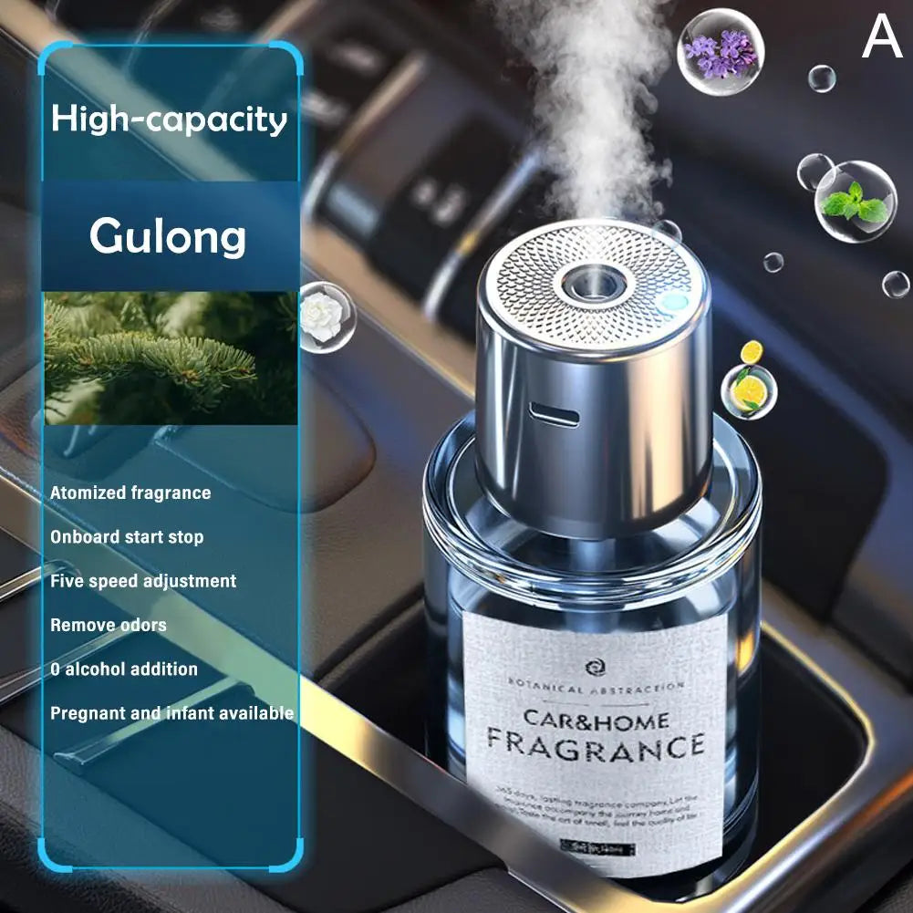 Car Mounted Intelligent Fragrance Spray Perfume Essential Oil Diffuser Humidifier Portable Car Bedside Fragrance Accessories