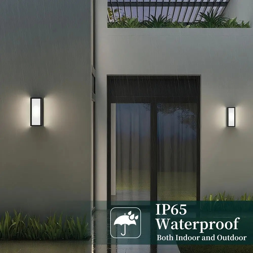 Outdoor LED Wall Lamp Waterproof Exterior Wall Light For Porch Garage Garden Courtyard Villa Indoor Wall Lamp Light 110V 220V