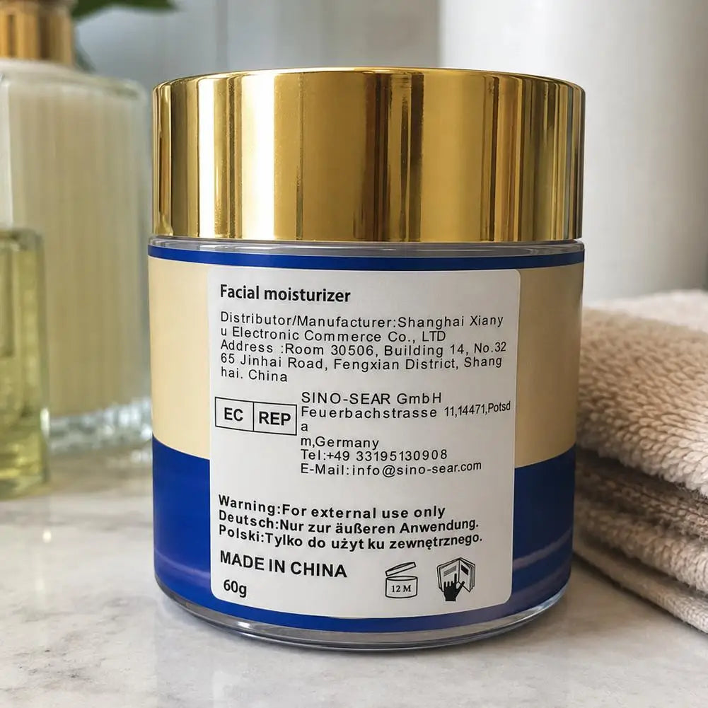 60G Retinol Collagen Face Cream Moisturizing and Anti-Wrinkle Firming Cream Firming Lifting Smoothing Face Cream Even Skin Tone
