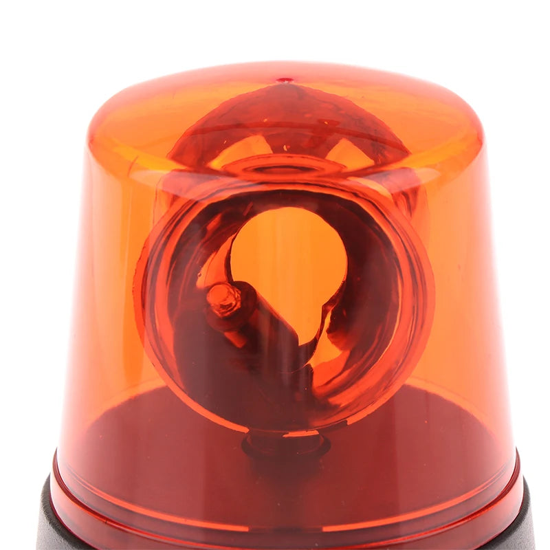 LED Strobe Light for Car: Flashing Circular Signal Lamp, Battery-Powered, Ideal for Ceiling Mount in Truck or School Vehicle
