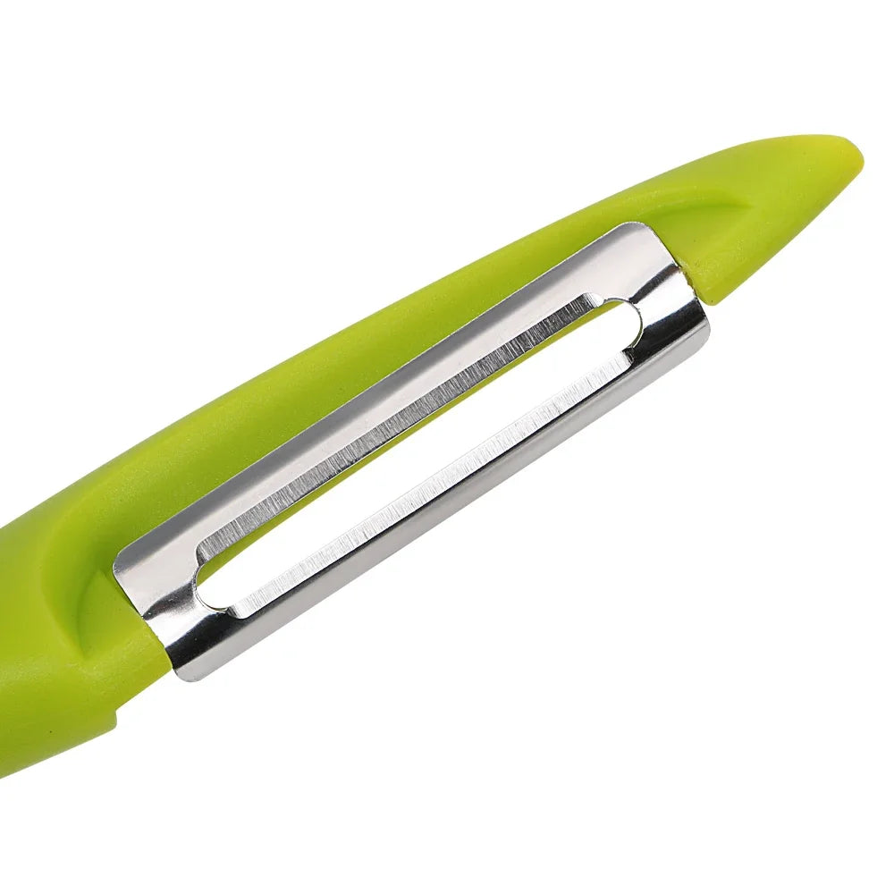 Stainless Steel Vegetable Slicer Peeler Knife - Razor Sharp Cutter for Carrot Potato Fruit Shred Zester Grater Kitchen Gadgets