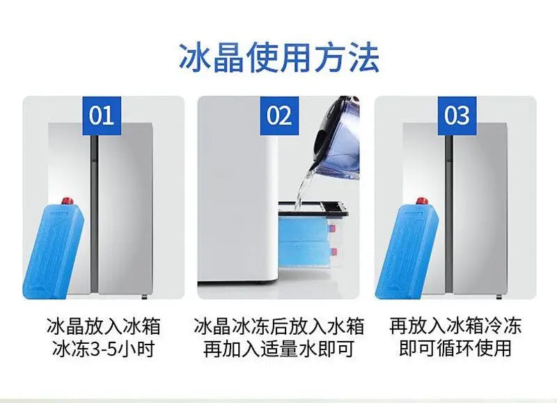 Dual-Mode Cooling Heating Fan Household Air Cooler, Compact Portable Water-Cooled Air Conditioner