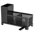 Well-ventilated Kitchen Sink Organizer Plastic Sponge Holder Kitchen Drain Rack Space-saving Dish Soap Dispenser Dishcloths