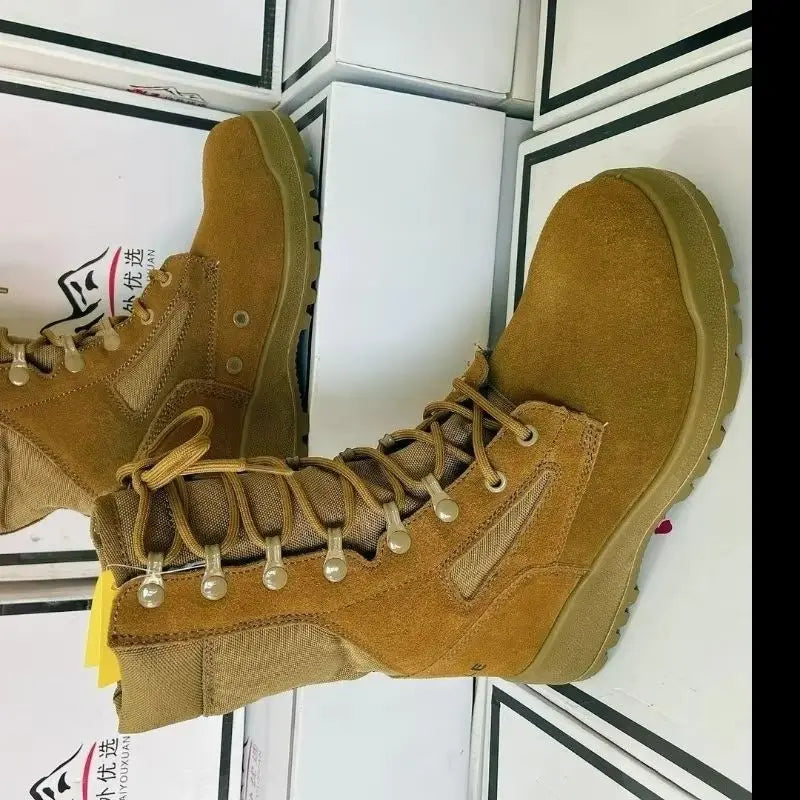 Professional Hiking Shoes Men Brown Mountaineering Boots Mens Anti Slip Outdoor Walking Shoe Man Designer Trekking Shoes Men