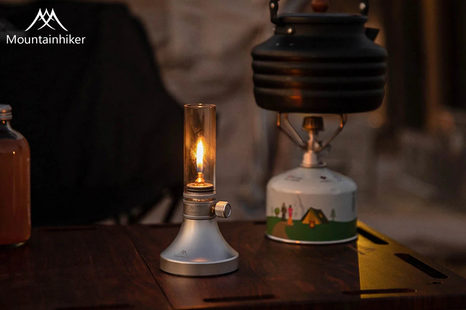 Mountainhiker search banner gas lamp camping gas lamp lighting outdoor camp tent atmosphere lamp gas lamp candle lamp