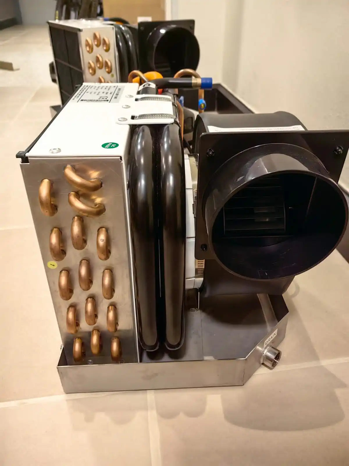 DC 24V 12000BTU Brushless DC Fan Motors Air Cooling Unit Heat Pump System Variable Frequency Compressor Marine Air Conditioner
