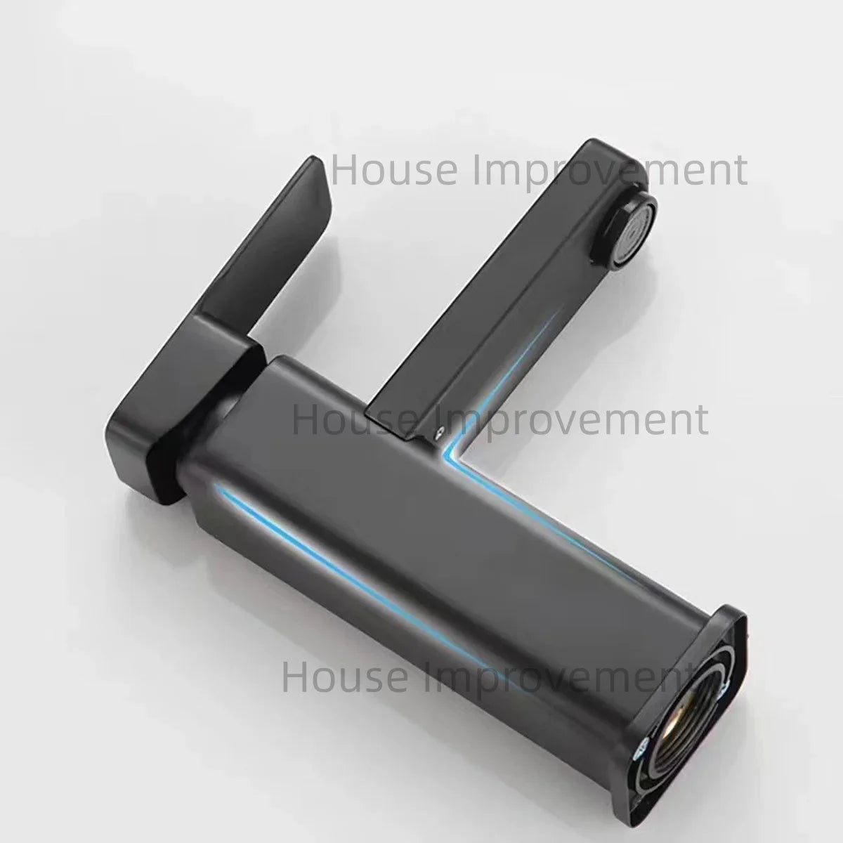 Hot and Cold Bathroom Faucet Water Mixer Tap Single Handel Single Hole Deck Mounted Plastic Washbasin Bathtub Faucet G1/2