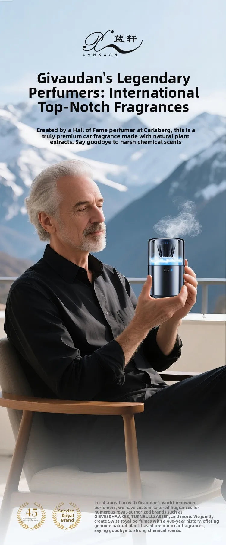 Car Aromatherapy Car Perfume2025New Long-Lasting Fragrance High-End Scent Ornaments For Men And Women Are Available
