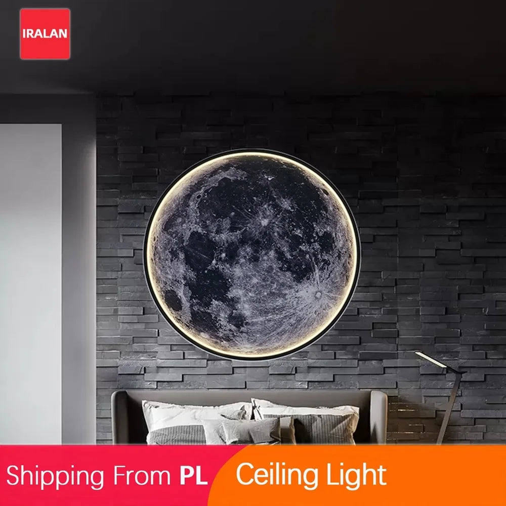 Interior Wall Light Creativity Lunar Surface Wall Lamp Intelligent Remote Control Dimming Home Decorations Bedroom Corridor Amp