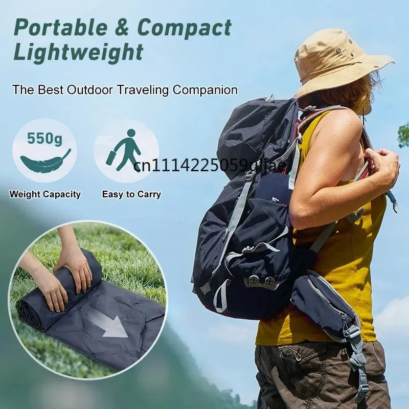 WESTTUNE Camping Sleeping Pad Ultralight Inflatable Mattress Portable Outdoor Air Cushion Sleeping Mat for Travel Hiking