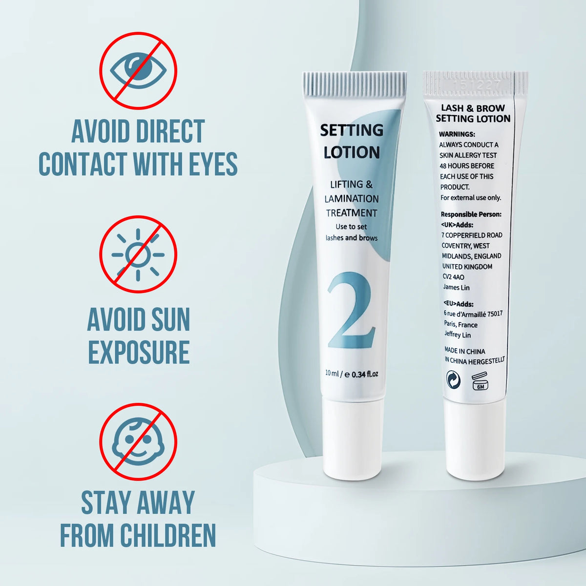 PERMANIA Eyebrows Lift Lotion Single Bottle Brow Lamination Perm Cream 1#2#3 Lotion Emulsion Eyelash Lifting Makeup Tool
