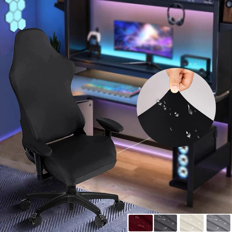 Ergonomic Office Computer Game Chair Slipcovers Stretchy Polyester Reclining Racing Gaming Chair Covers Waterproof Chair Covers