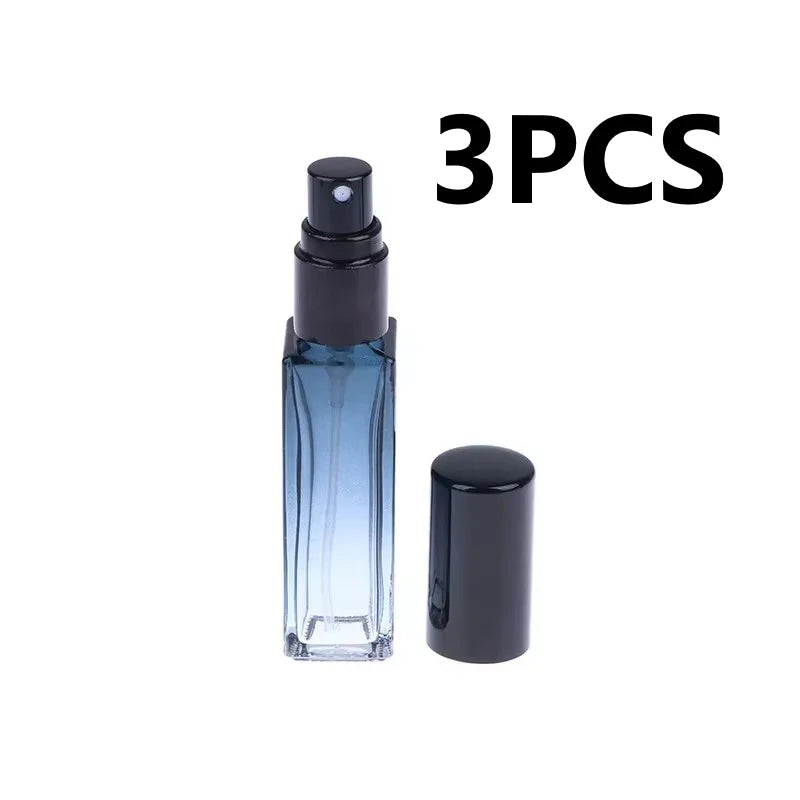 1/3/6PCS SET 5/9/20ml Perfume Bottle Square Glass Spray Empty Bottle Travel Portable Sample Atomizer Refillable Container Mini