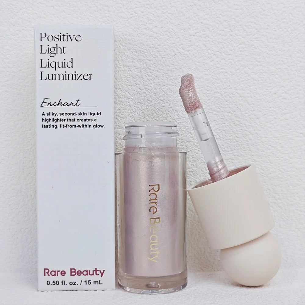 Rare Beauty Serene Gentle Mellow Solac Liquid Bronzer Shade Face Contour Smooth Highlight Mirror Lasting Natural Shadow Makeup