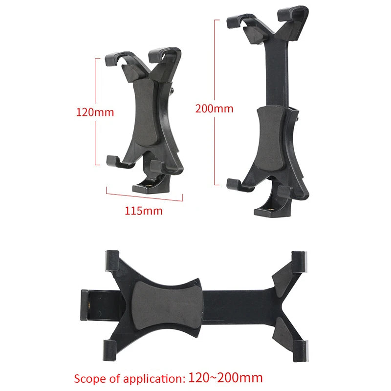 Universal Tablet Tripod Mount Clamp with 1/4"Thread Adapter For Ipad 2/3/4/Air/air2/Mini For Galaxy Tablet Phone Bracket Holder