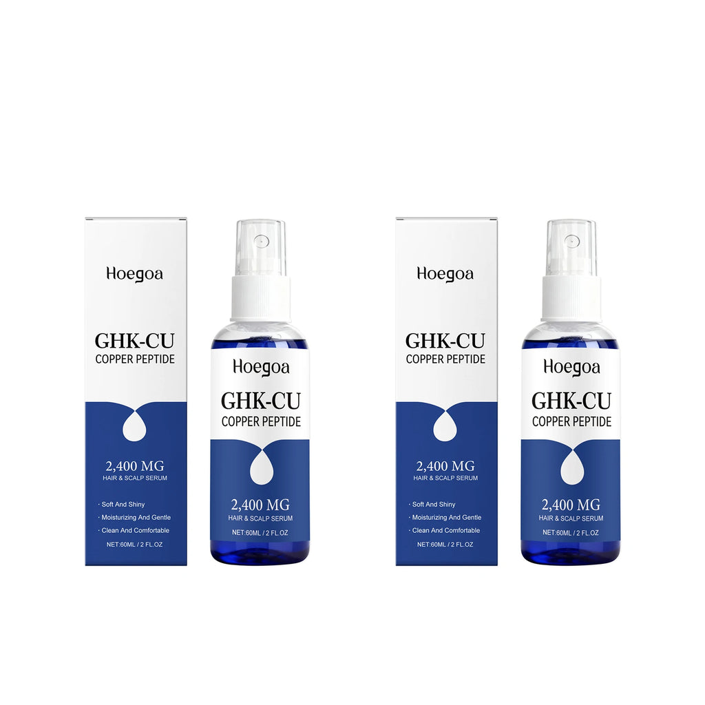 Hoegoa Ghk‑cu Copper Peptide Hair Serum Improve Dry Split Plit Hair End Repair Scalp Barrier Fast Absorption Hair Repair Essence