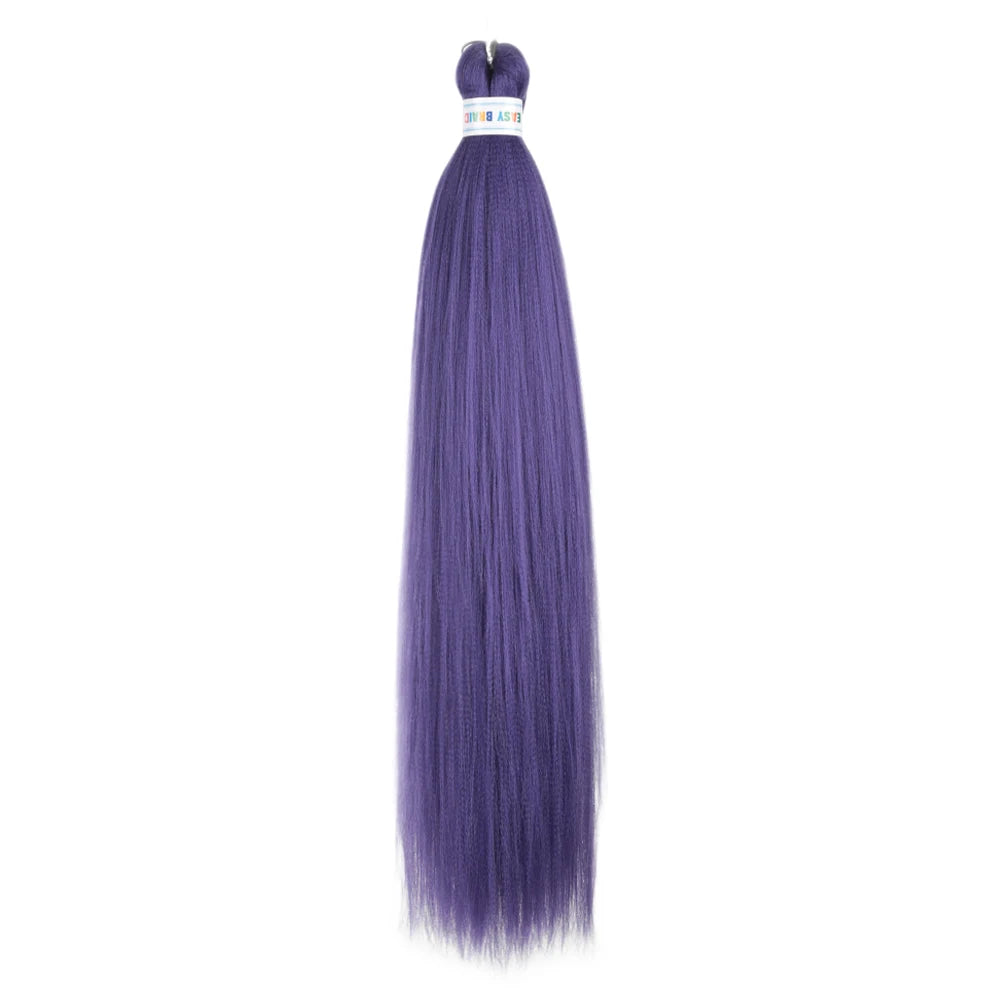Ombre Kanekalon Braiding Hair Extensions Pre Stretched 26 Inch Synthetic Hair for Afro Jumbo Box Braids Natural Looking