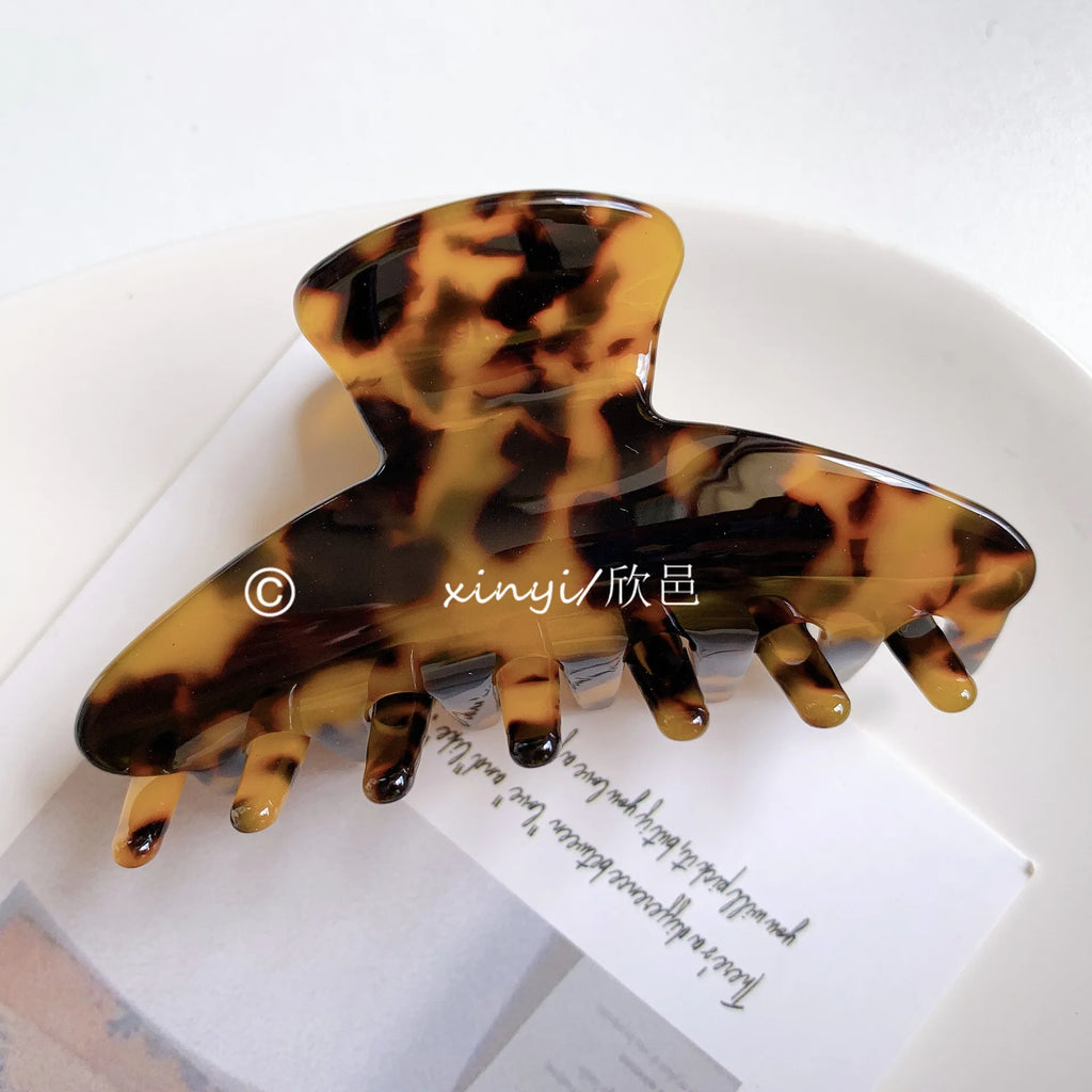 High-end Acetate Large Plate Hair Claws Fashion Hair Accessories Women Trend Back Head Clip Boutique Cute Girl Hairpins Headwear