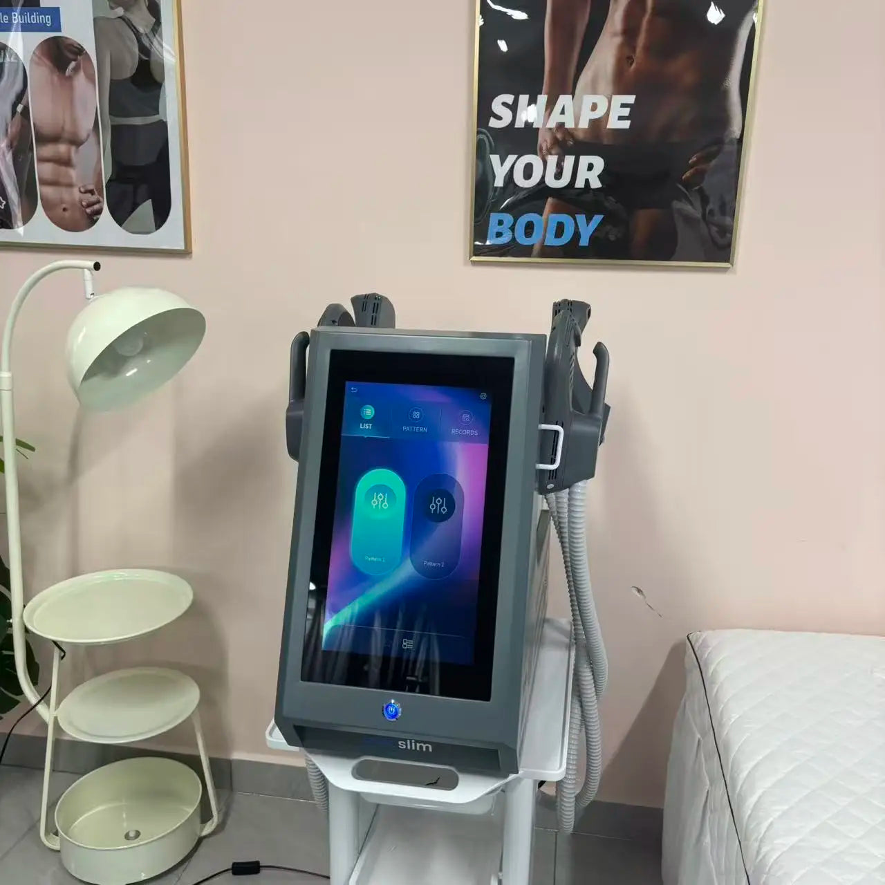 Portable HIEMT Body Slimming Machine Muscle Training Pelvic Floor Toner Postpartum Recovery Butt Lift  Full Body Contouring CE