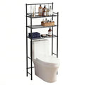 3-Tier Over Toilet Storage Rack for Space-Saving Bathroom Organization Stylish Metal Design for Maximal Storage Efficiency Abov