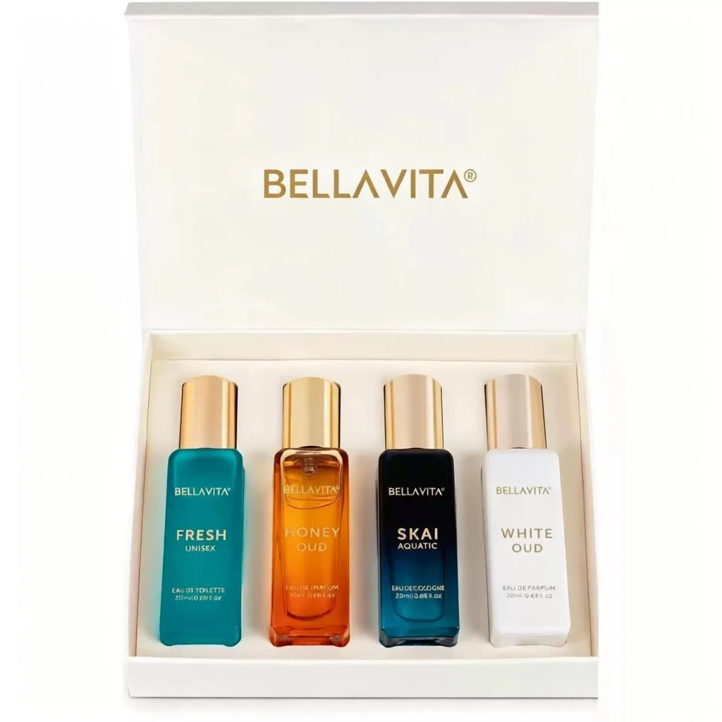 Bella Vita Men's Premium Perfume Gift Set – Rich Cologne Fragrance Collection | Women's Perfume Gift Set for Gifting