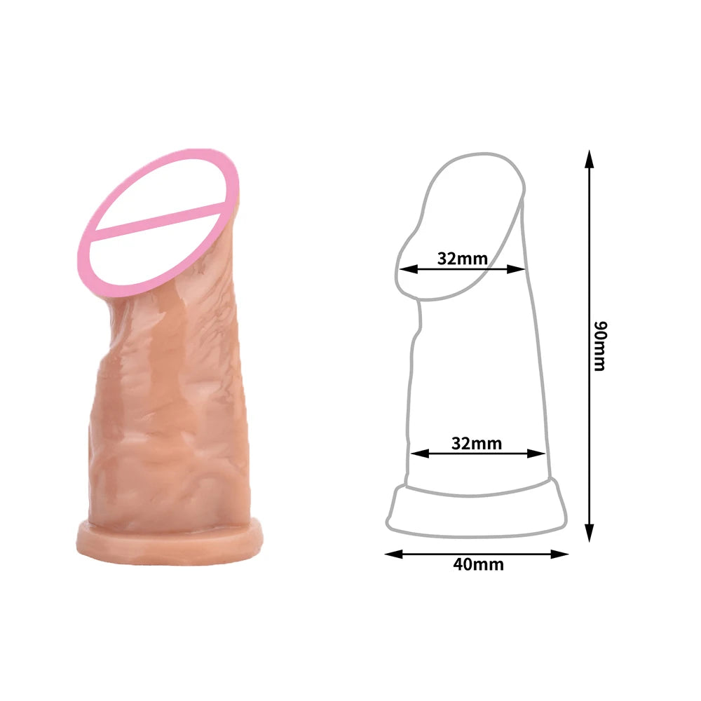 FRKO Male Inverted Chastity Cage with Big Urine Can Matched With P001 Dildo Lockcock BDSM Intimate Adult Products For Men Gay
