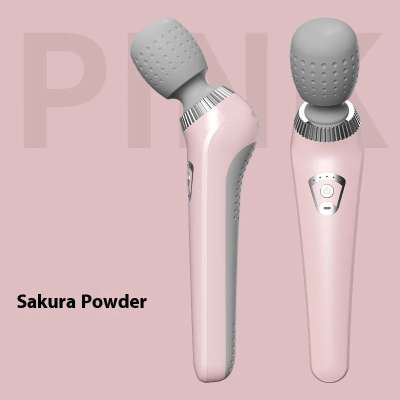 Deep Tissue Massage Gun USB Rechargeable Portable Full Body Muscle Massage 5-speed Adjustable Fascia Gun Pink and Black