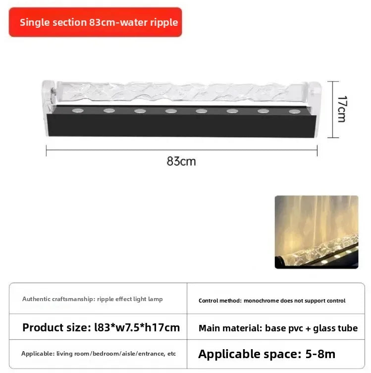 3D dynamic water ripple wall washing atmosphere pattern room background decoration LED projection light