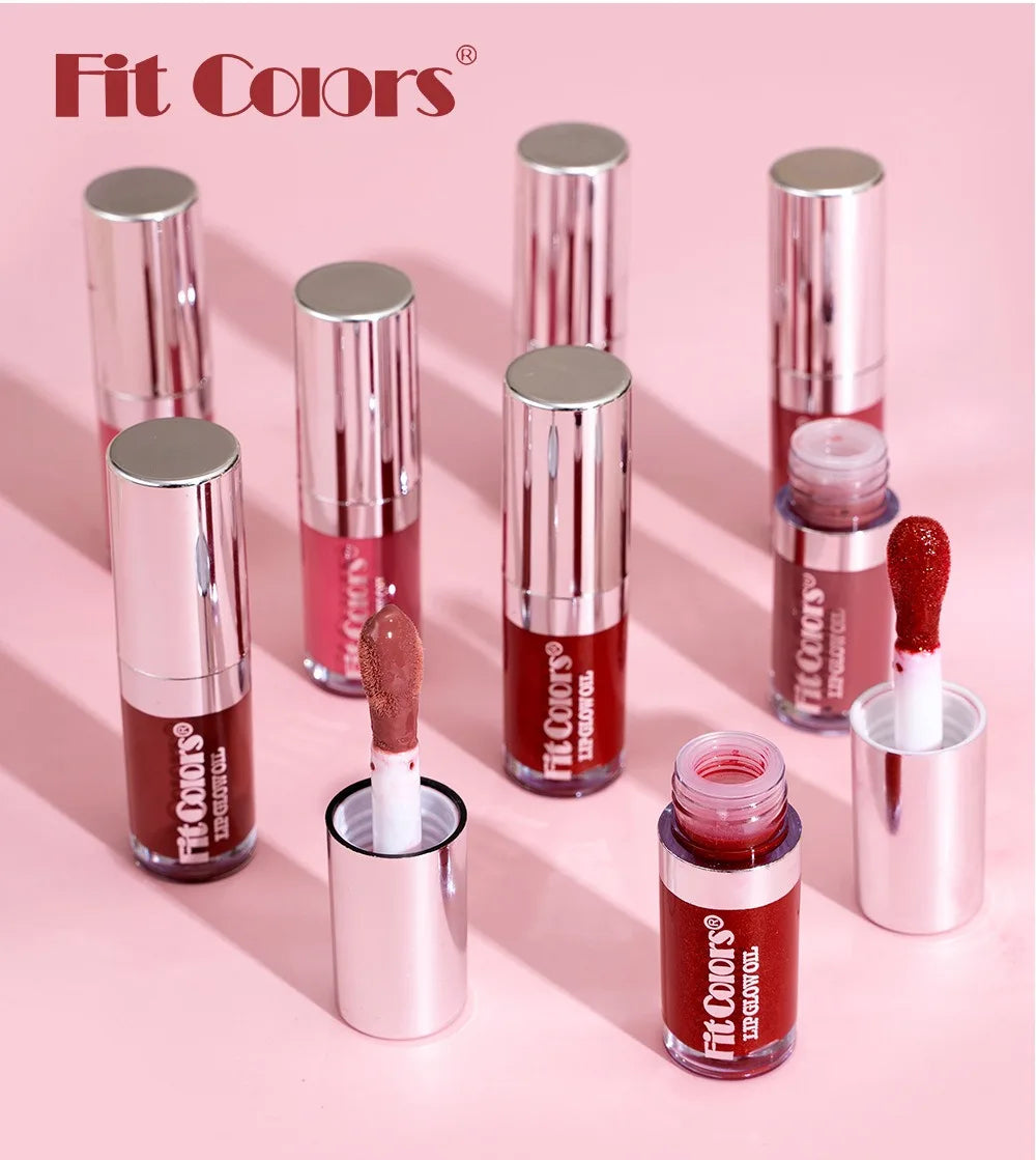 Moisturizing Mirror Effect Lip Gloss Lip Glaze 6 Colors Refreshing Non-Greasy Glossy Long-Lasting Liquid Lipstick Makeup