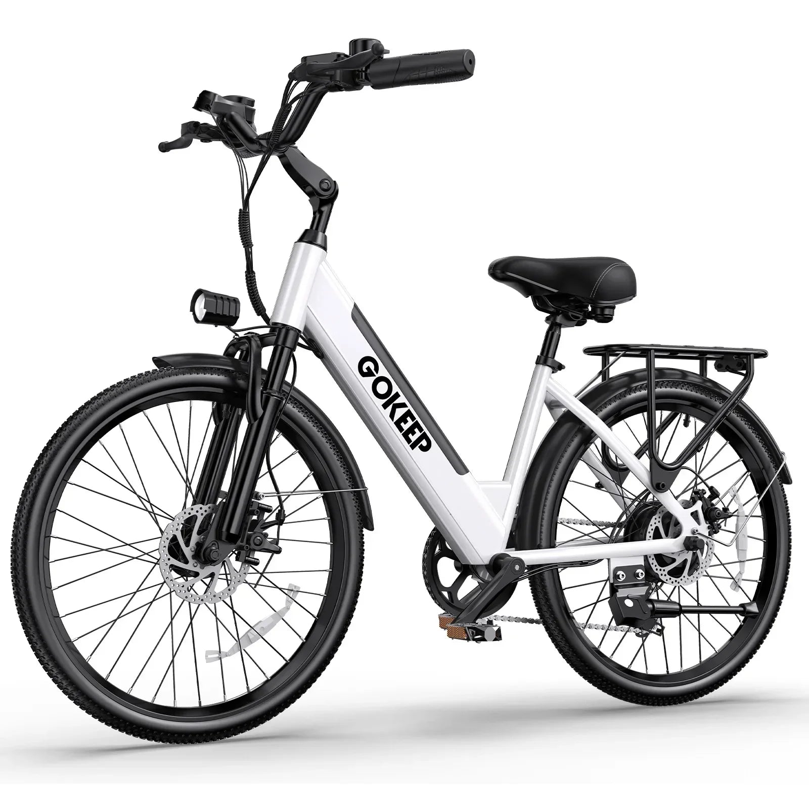 26-inch fashionable E-Bike, 600W brushless motor 48V-10.4ah lithium battery electric moped, adult electric bicycle