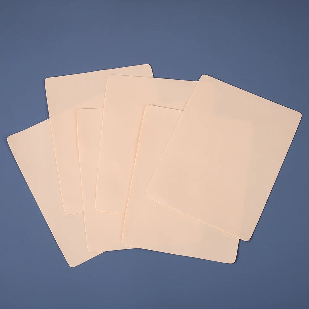 20/10/5/3/1PCS Tattoo Practice Skin Blank Fake Tattoo Skin Synthetic Leather for Permanent Makeup Tattoo Beginner Exercise Tool