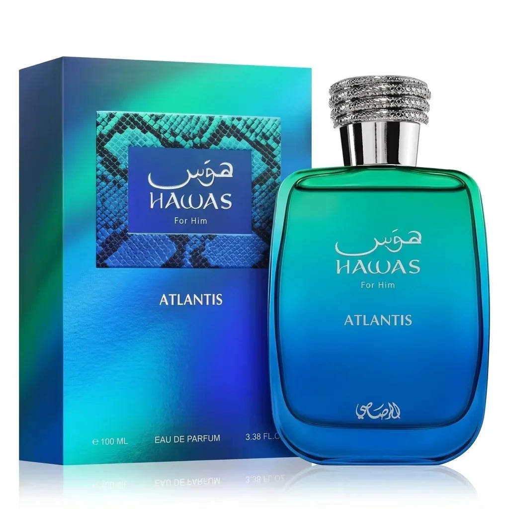 Rasasi Hawas Perfume Spray Ice Verde Thunder Lava Gold Eclat Kobra Long Lasting Eau de Parfum Scent For Men Women