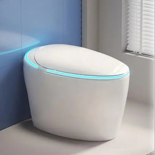Luxury Automatic Smart Toilet, Ceramic Floor-to-ceiling Smart Toilet With Remote Control Function