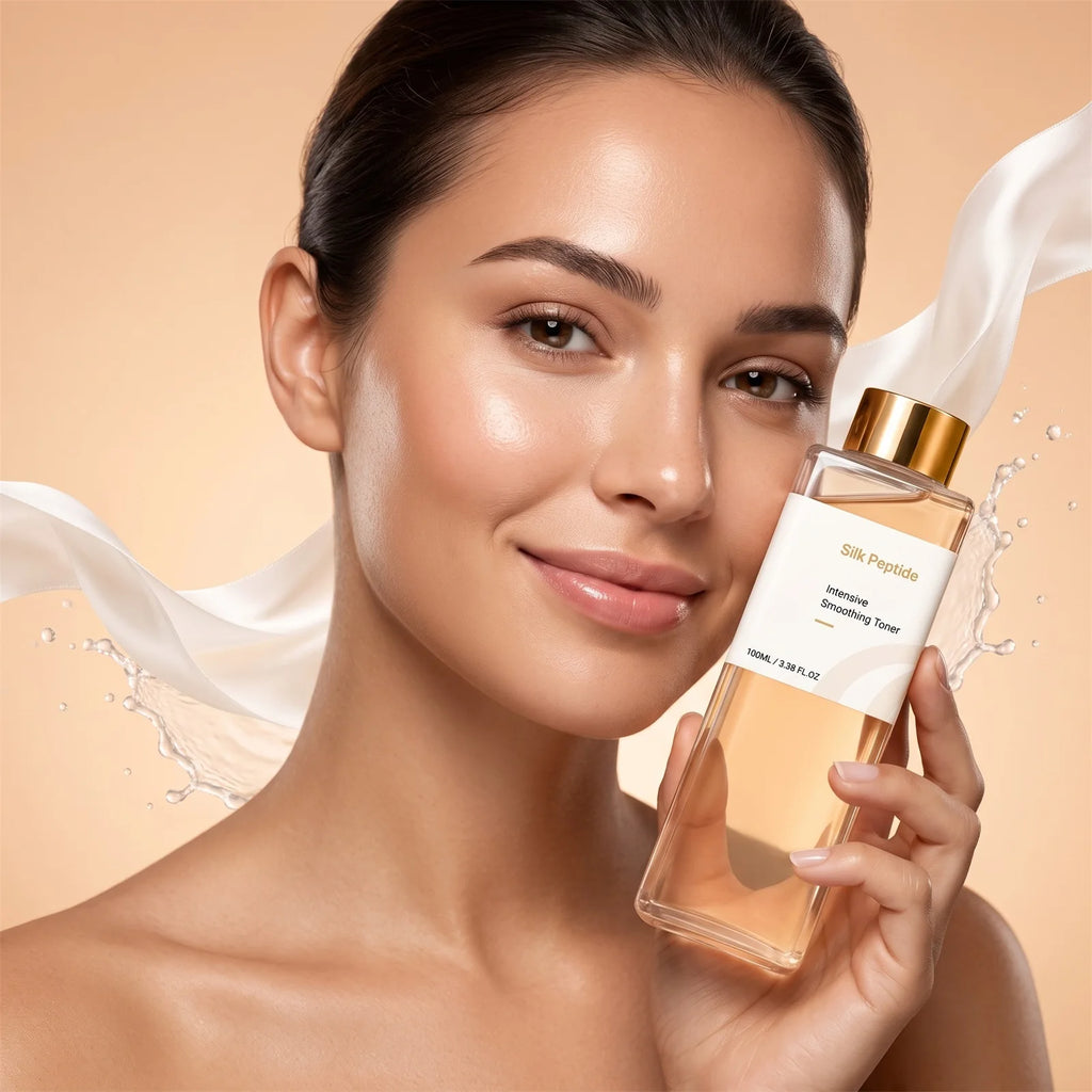 Silk Peptide Intensive Toner Soothe Facial Sensitive Area Effective Moisturizing Revitalize Skin Brighten Face Hydrating Toner